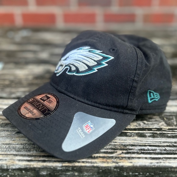 NWT New Era 9Twenty Philadelphia Eagles NFL Embroidered Adjustable Baseball Hat - Picture 3 of 9